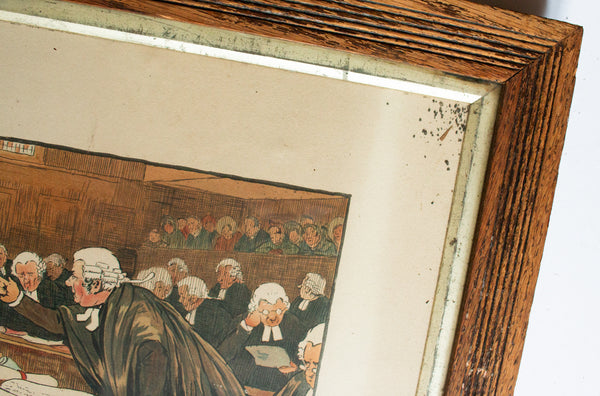RESERVED FOR L. Cecil Aldin Framed and Glazed Print 'Bardell v. Pickwick'
