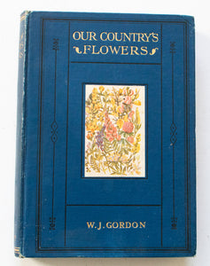 Antique Botanical Book 'Our Country's Flowers' by W. J. Gordon, 1910