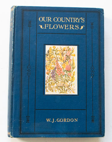 Antique Botanical Book 'Our Country's Flowers' by W. J. Gordon, 1910