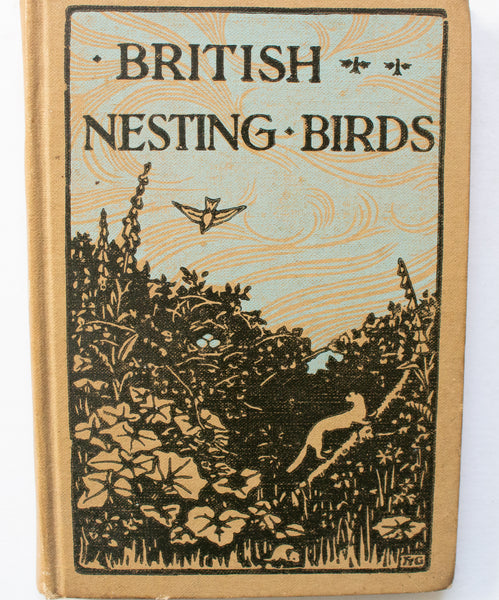 Antique Natural History Book 'British Nesting Birds' by W. Percival Westell