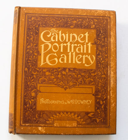 Antique Art Photography Portrait Book 'The Cabinet Portrait Gallery', 1892