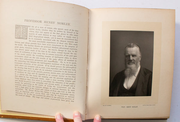 Antique Art Photography Portrait Book 'The Cabinet Portrait Gallery', 1892