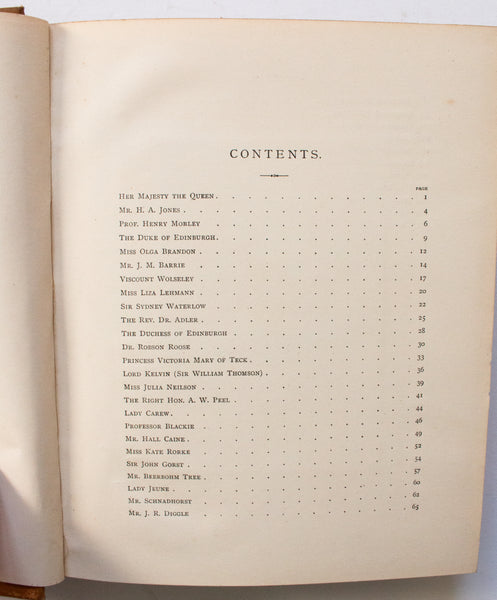 Antique Art Photography Portrait Book 'The Cabinet Portrait Gallery', 1892