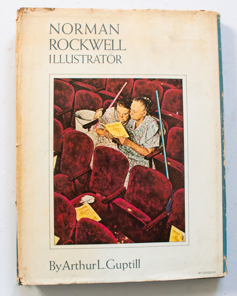 Vintage Art Book 'Norman Rockwell Illustrator' by Arthur L. Guptill
