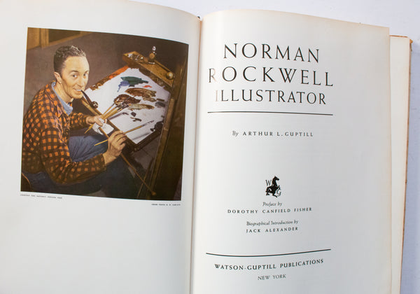 Vintage Art Book 'Norman Rockwell Illustrator' by Arthur L. Guptill