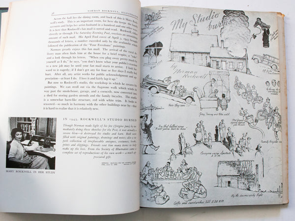 Vintage Art Book 'Norman Rockwell Illustrator' by Arthur L. Guptill