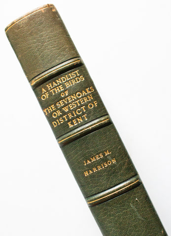 Vintage Wildlife Book 'A Handlist of the Birds of the Sevenoaks or Western District of Kent', 1942, James M. Harrison