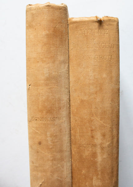 Vintage Art Book 'The Life of Michelangelo Buonarroti' in Two Volumes by John Addington Symonds, 1893