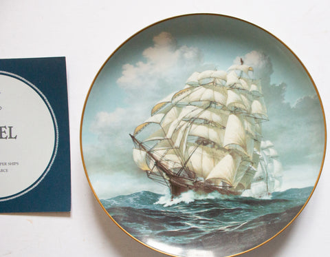 Franklin Porcelain 'The Great Clipper Ships' Picture Plate 'Ariel'
