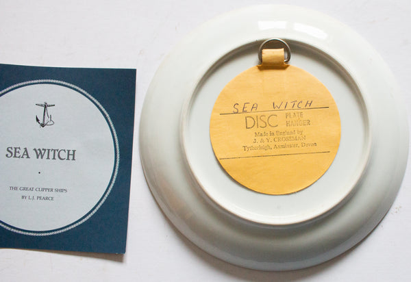 Franklin Porcelain 'The Great Clipper Ships' Picture Plate 'Sea Witch'