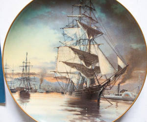 Franklin Porcelain 'The Great Clipper Ships' Picture Plate 'Flying Cloud'