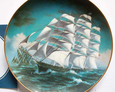 Franklin Porcelain 'The Great Clipper Ships' Picture Plate ''Cutty Sark'