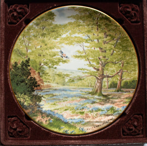 Royal Doulton 'At Peace with Nature' Picture Plate 'Among the Bluebells'