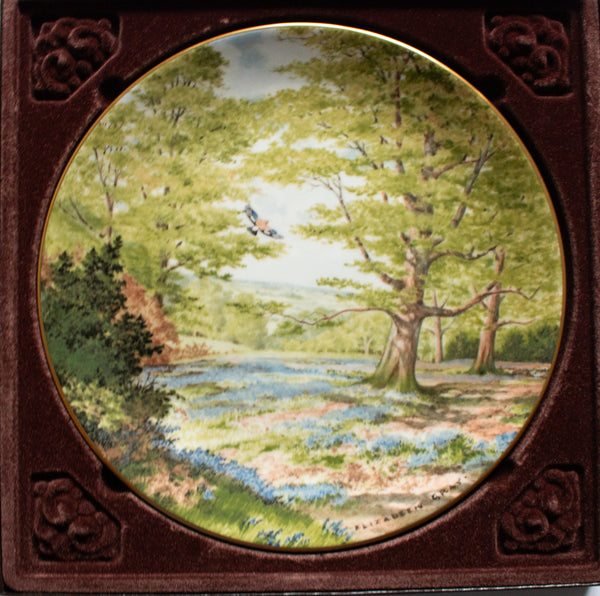 Royal Doulton 'At Peace with Nature' Picture Plate 'Among the Bluebells'