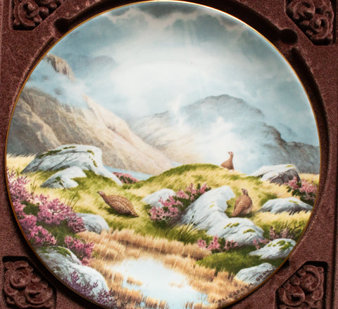 Royal Doulton 'At Peace with Nature' Picture Plate 'Moorland Mist'