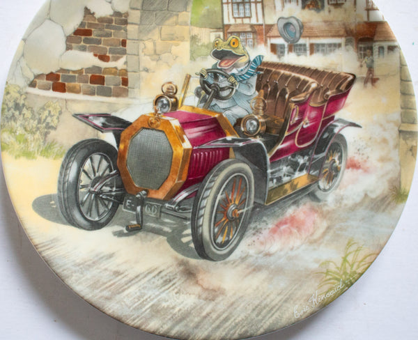 Wedgwood Bone China 'Wind in the Willows' Picture Plate 'Toad Car Thief'