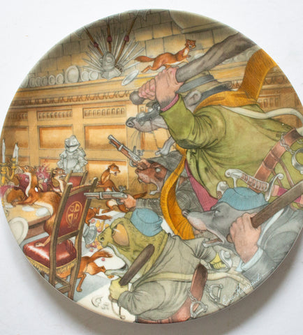 Wedgwood Bone China 'Wind in the Willows' Picture Plate 'The Four Heroes'
