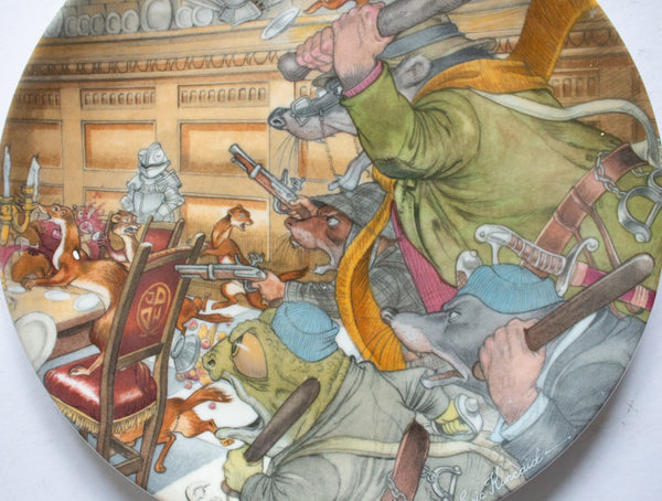 Wedgwood Bone China 'Wind in the Willows' Picture Plate 'The Four Heroes'