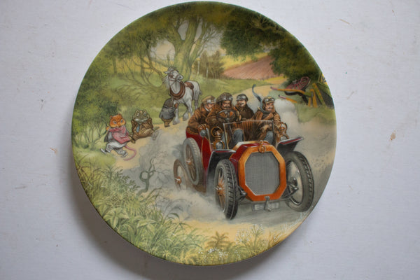 Wedgwood Bone China 'Wind in the Willows' Picture Plate 'Poop-Poop!'