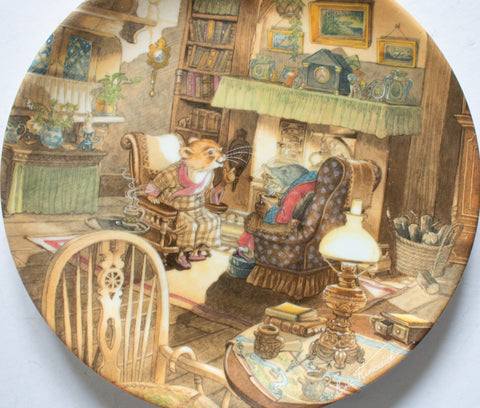 Wedgwood Bone China 'Wind in the Willows' Picture Plate 'Fireside Tales'