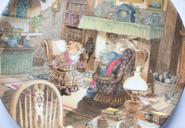 Wedgwood Bone China 'Wind in the Willows' Picture Plate 'Fireside Tales'