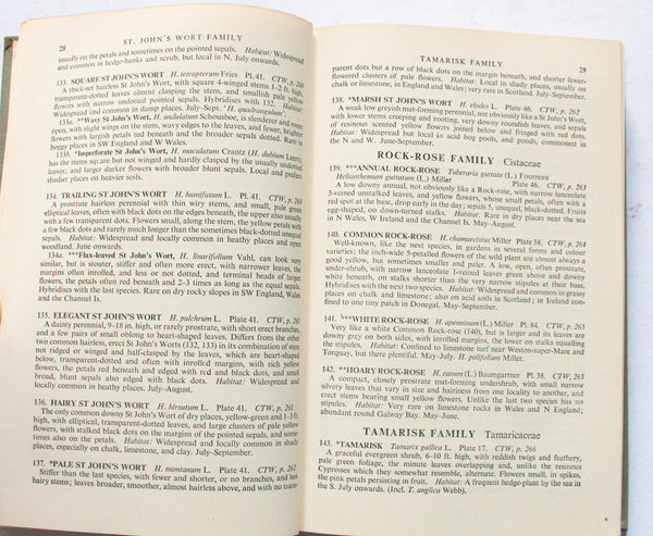 Botanical Book 'The Pocket Guide to Wild Flowers' by David McClintock, R. S. R. Fitter and Francis Rose, 1958