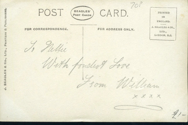 Beagle's Real Photograph Postcard 'Everybody Loves Me'