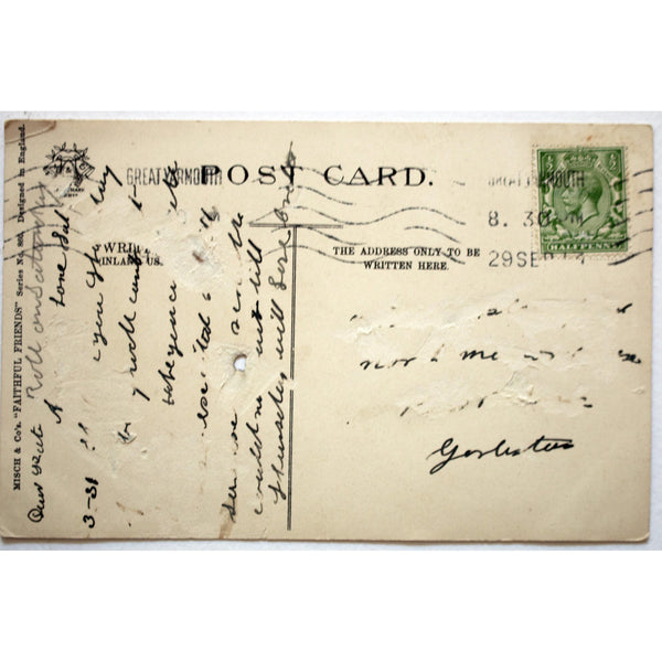 Dorothy Travers Pope Dog Postcard