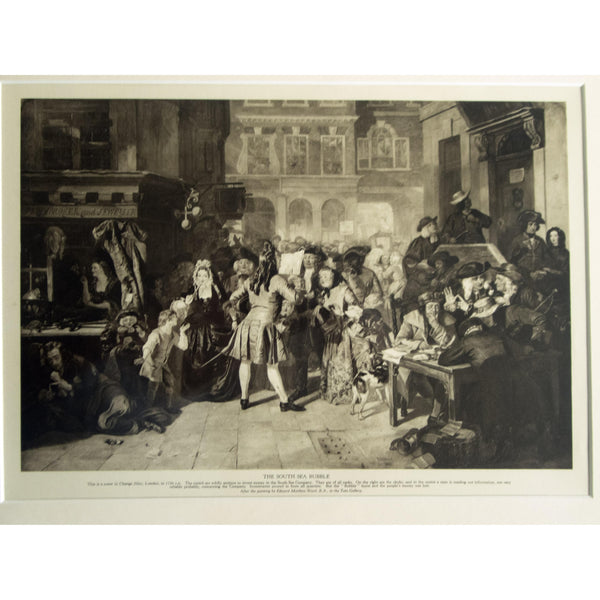 Photogravure 'The South Sea Bubble'