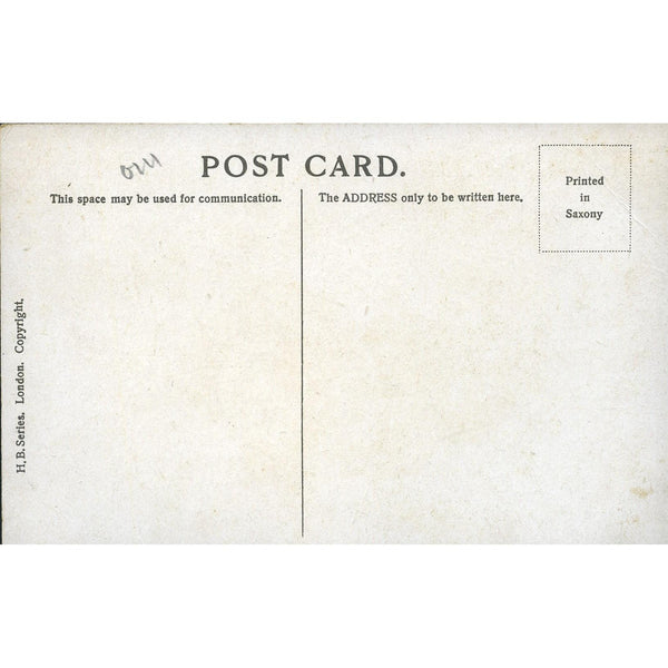 H.B. Series Postcard 'I can't quite seem to make my eyes behave'