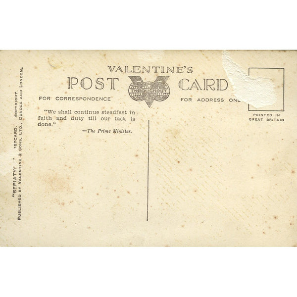 Valentine's 'Sepiatype' Postcard 'War Memorial Park, Coventry'