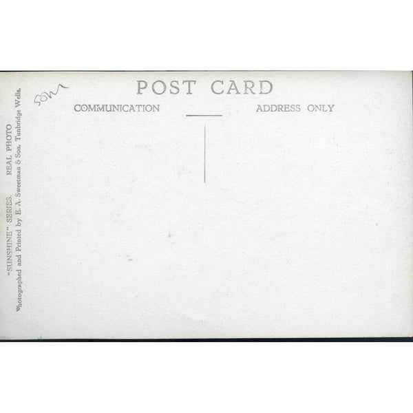 Sweetman 'Sunshine Series' Real Photograph Postcard Cottage at Selworthy Green'