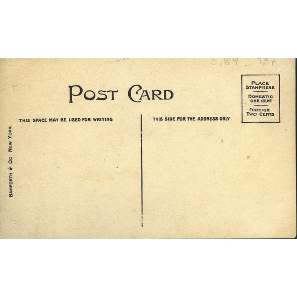 Bamforth & Co. Real Photograph Postcard 'Is that my daddy?'