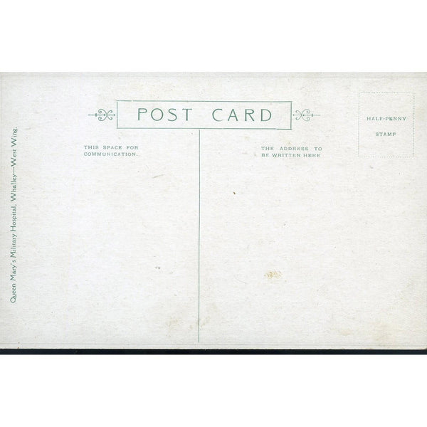 Postcard 'Queen Mary's Military Hospital, Whalley - West Wing'