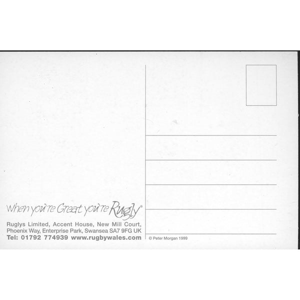 Peter Morgan Rugby Postcard 'Gareth Rees, Canada'