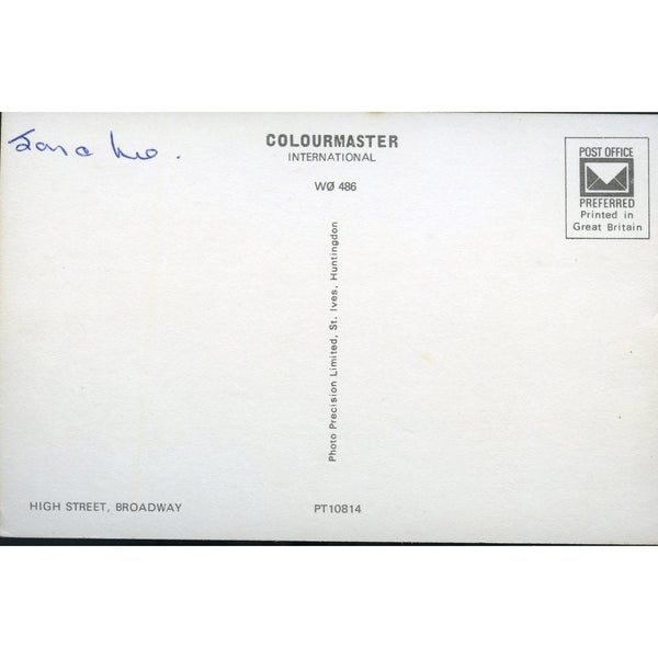Colourmaster International Postcard 'High Street, Broadway'