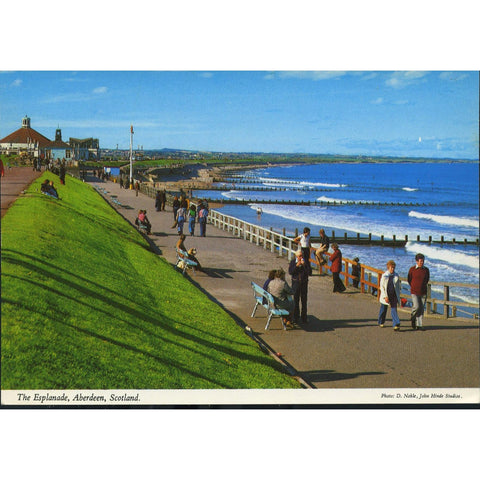 John Hinde Studios Colour Postcard 'The Esplanade, Aberdeen, Scotland'