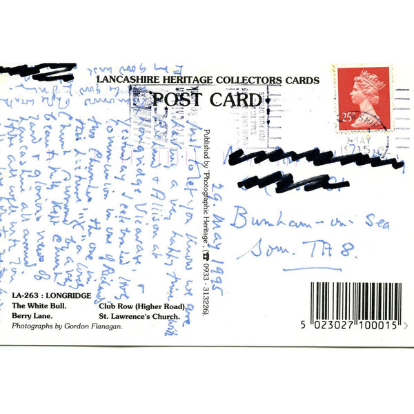 Lancashire Heritage Collectors Cards Postcard 'Longridge'