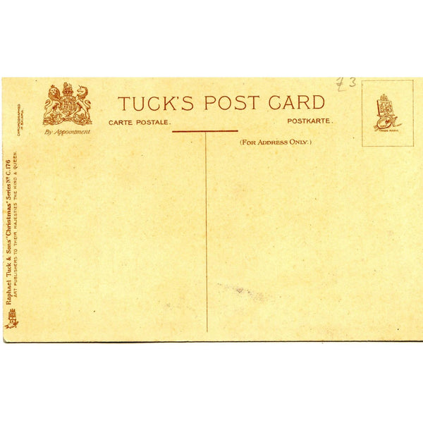 Tuck's 'Christmas Greetings' Postcard