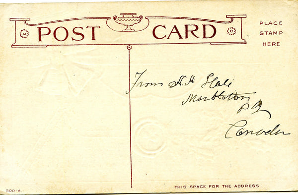 Vintage 'A Christmas Greeting' Postcard 'Horse Guards, Whitehall', London Postcards