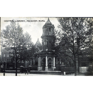 A.F.C. Postcard 'Central Library, Peckham Road'