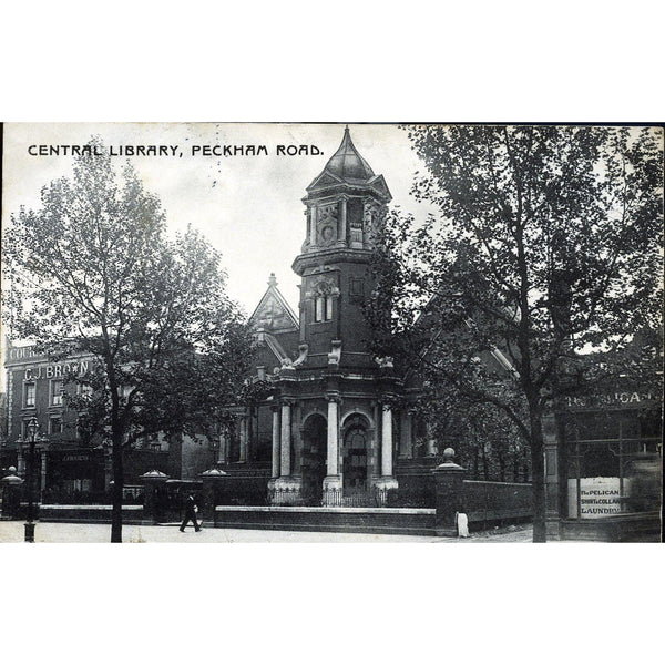 A.F.C. Postcard 'Central Library, Peckham Road'