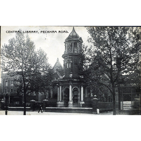A.F.C. Postcard 'Central Library, Peckham Road'