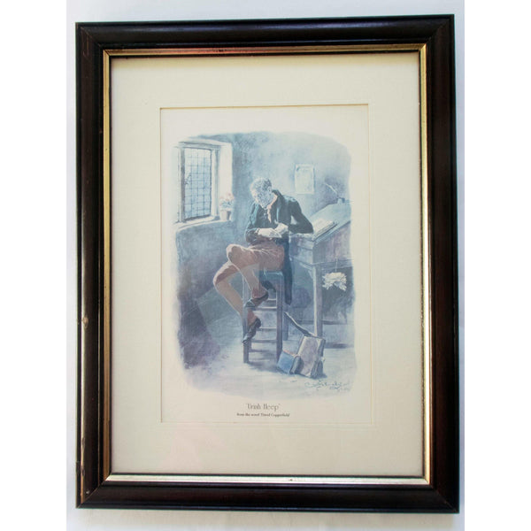 Charles Dickens Print 'Uriah Heep' from 'David Copperfield'