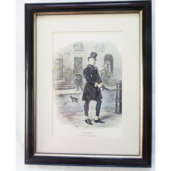 Charles Dickens Print 'Mr. Micawber' from 'David Copperfield'