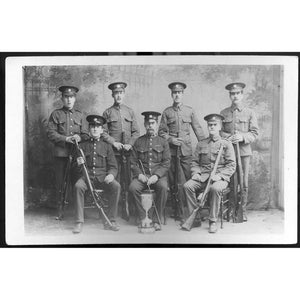 Real Photograph Postcard of Unidentified Army Regiment