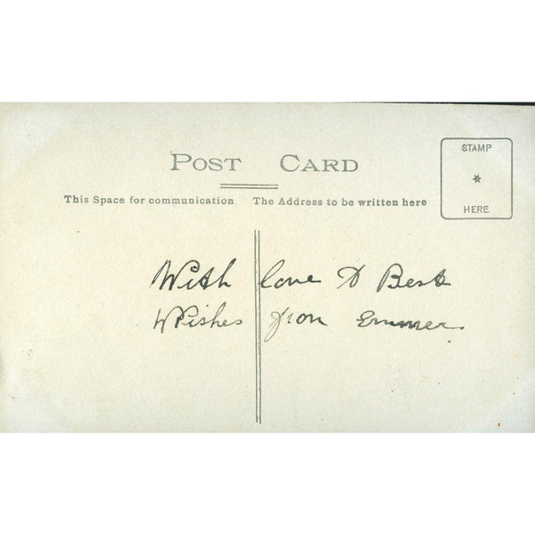 Real Photograph New Year Greetings Postcard 'For Auld Lang Syne'