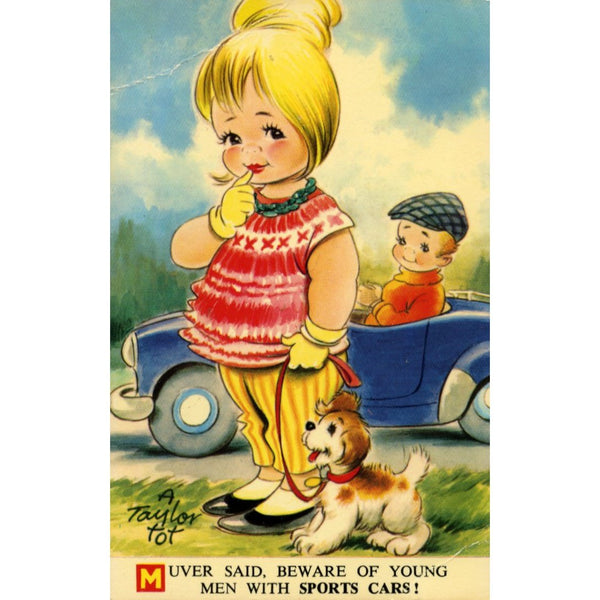 Vintage Bamforth Taylor Tots Series Sweetheart Postcard