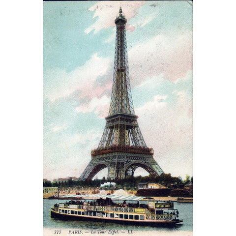 LL (Léon & Lévy) Colour Postcard 'Paris - La Tour Eiffel'