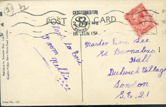 Soloman Bros. Ltd. WW1 Era Postcard 'Let 'em all come', Vintage Postcard, Historical Postcard, Union Jack Postcard, WW1 Memorabilia